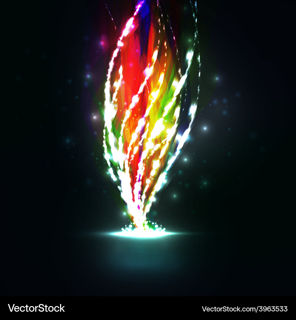 Abstract creative dynamic element Vector Image