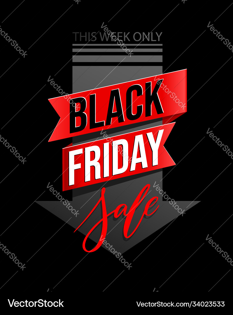 Black friday lettering ad poster sign board Black friday lettering ad poster sign board vektorbild
