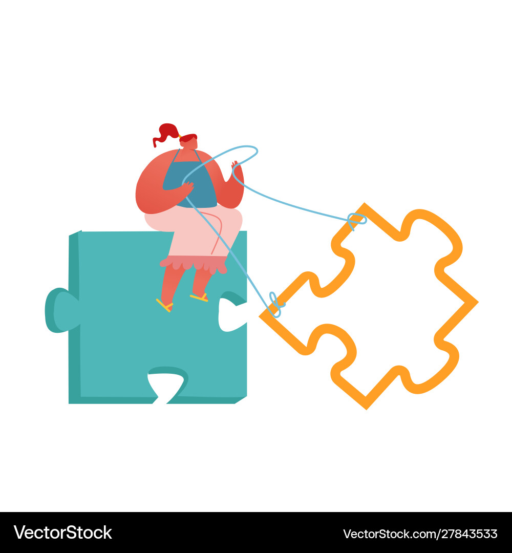 Creative idea integration problem and task Creative idea integration problem and task vector image