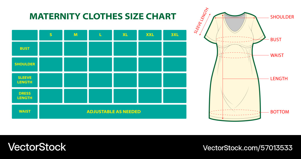 Size chart clothes Vector Images & Graphics for Commercial Use | VectorStock Size chart clothes Vector Images & Graphics for Commercial Use | VectorStock