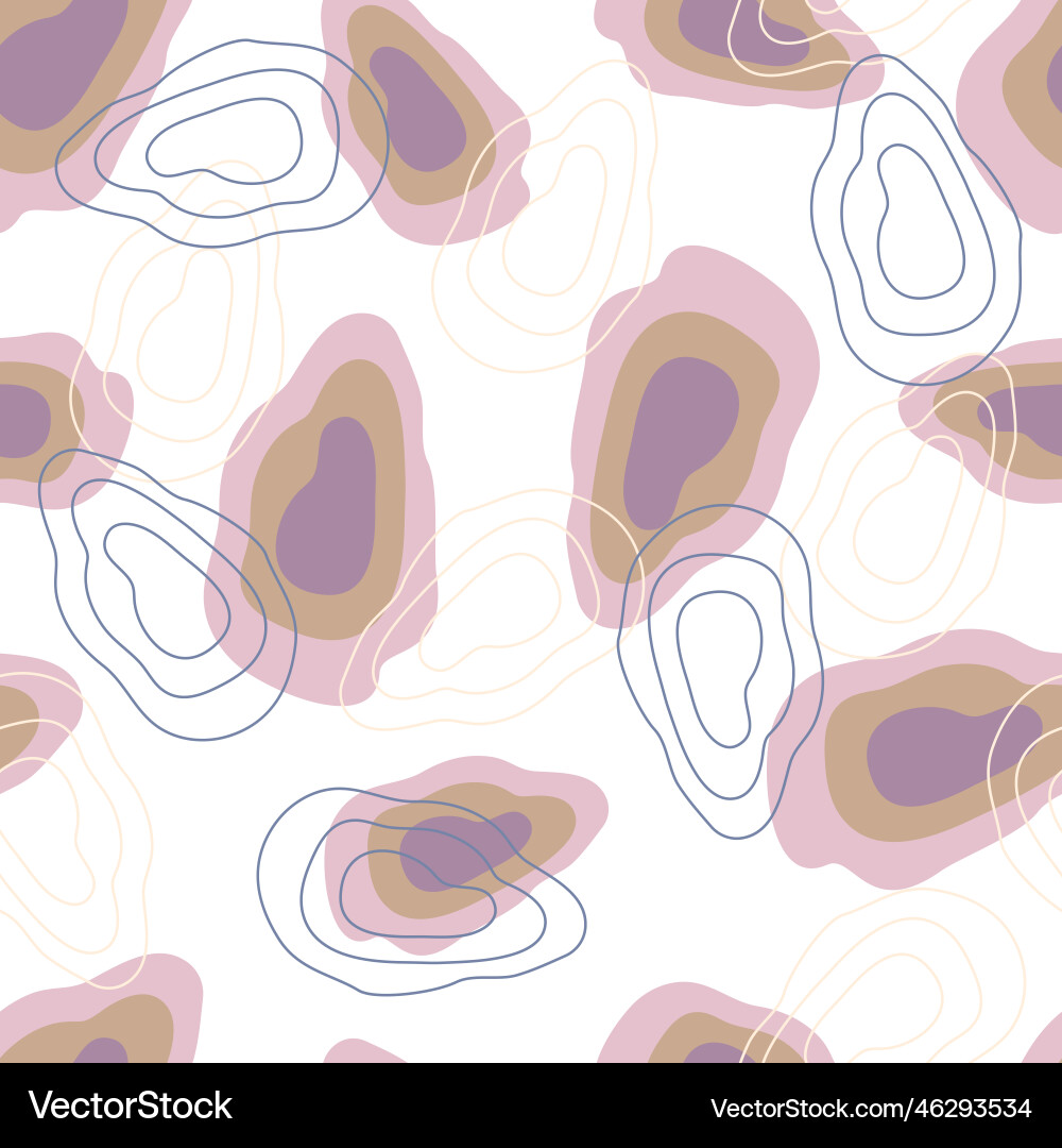 Boho style abstract shapes and outline oval forms Boho style abstract shapes and outline oval forms Vector Image