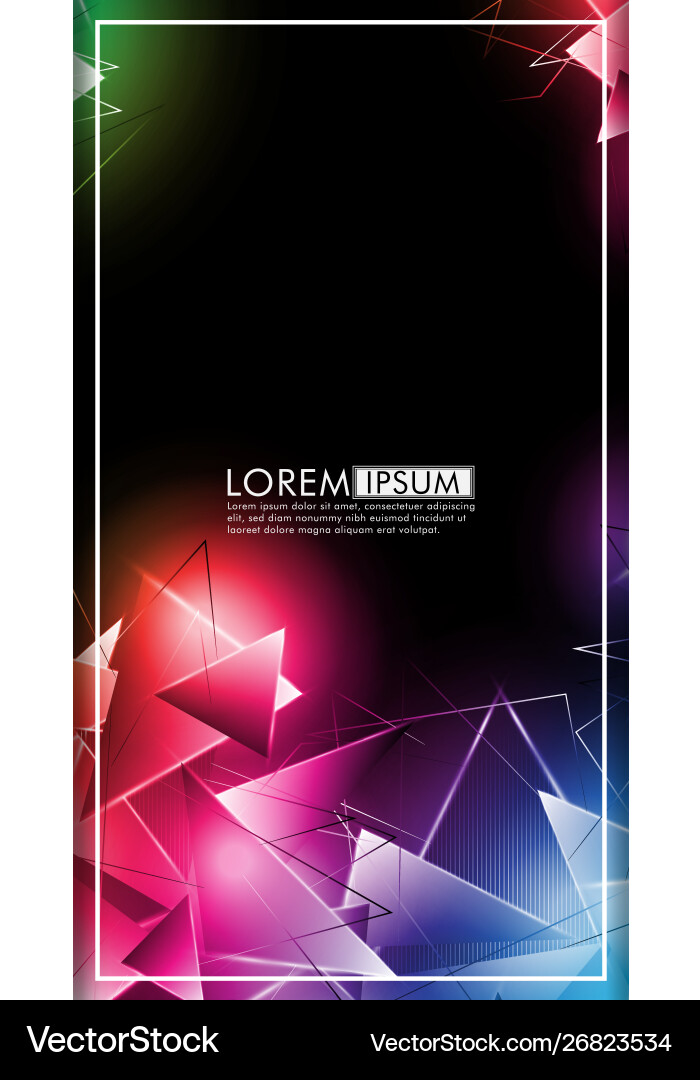 Vertical triangle background abstract composition Vertical triangle background abstract composition Vector Image