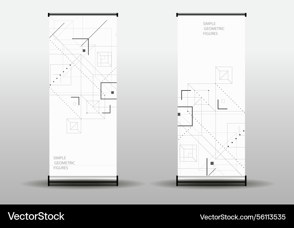 Abstract geometric connect lines and dots Vector Image