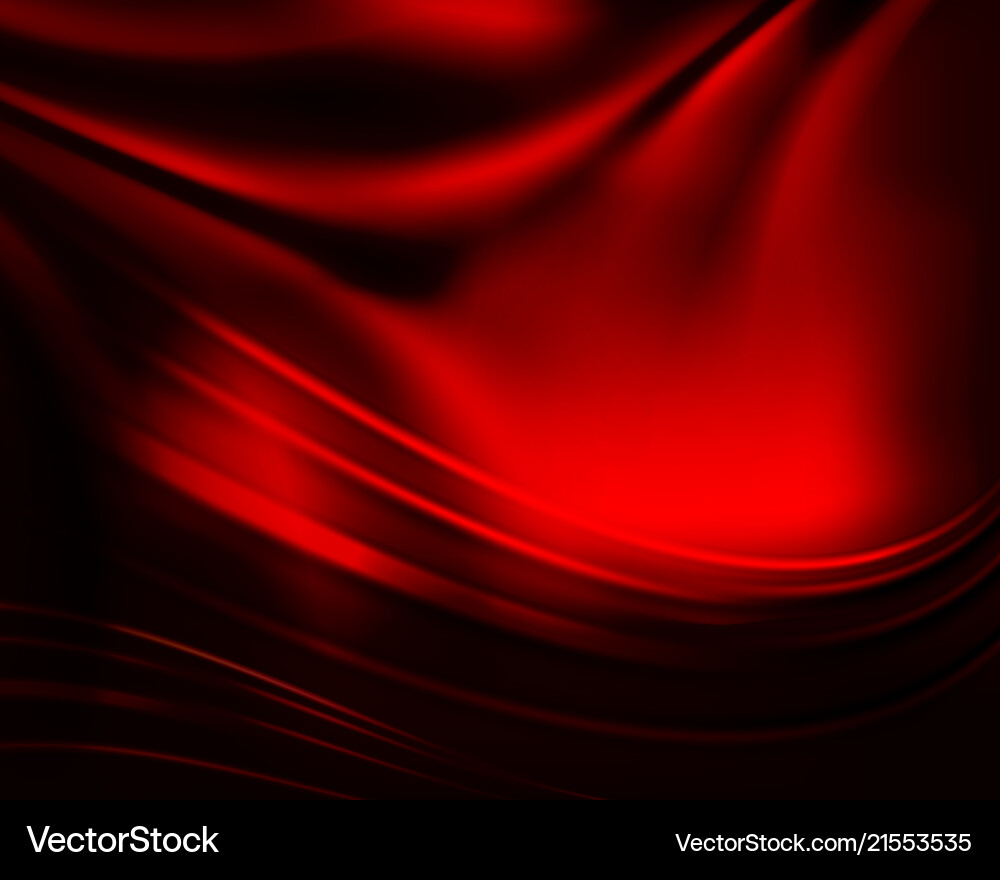 Dark red background with smooth gentle lines like Vector Image