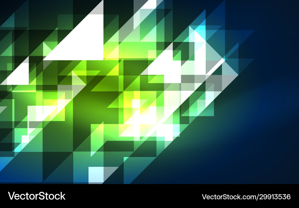 Abstract background mosaic triangle pattern vector image