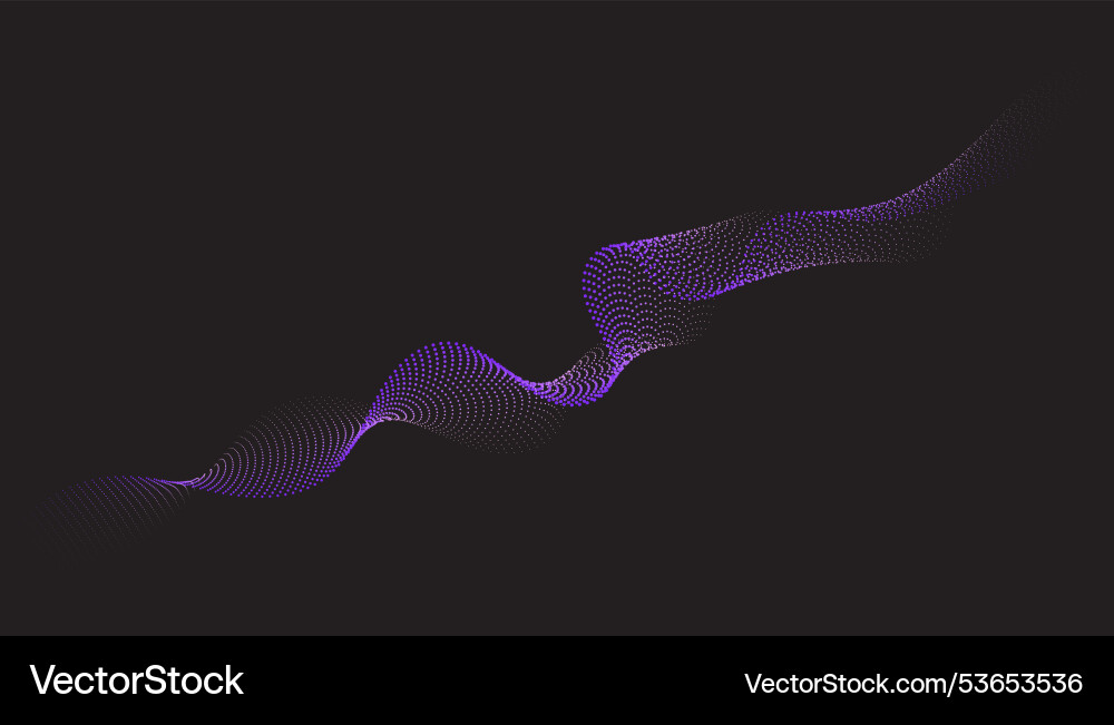 Abstract isometric 3d particle line graph Abstract isometric 3d particle line graph vector image
