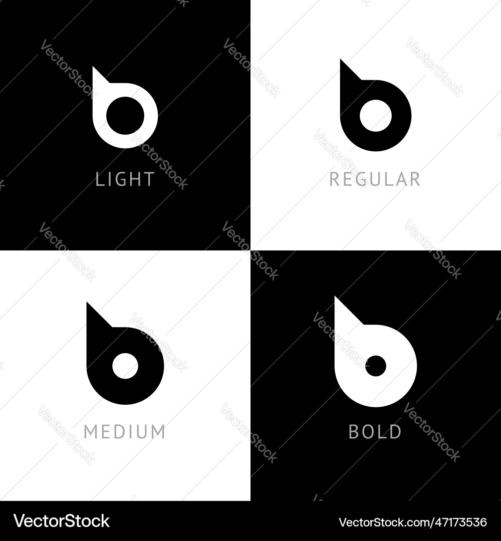 Cyber font rounded digital alphabet set of four Cyber font rounded digital alphabet set of four Vector Image