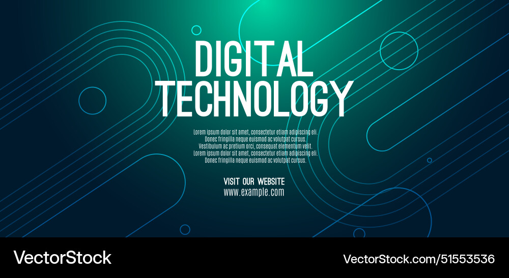 Digital Tech: Speed & Connection vector image