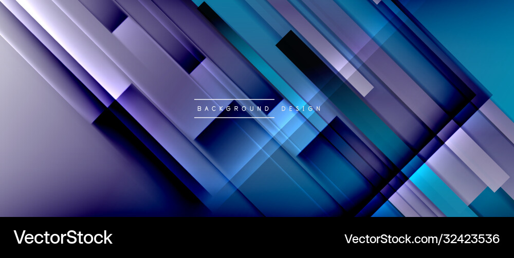 Dynamic lines on fluid color gradient trendy Vector Image