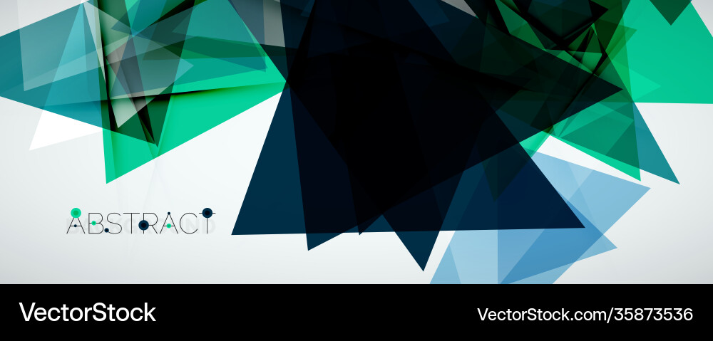Geometric abstract background color triangle Geometric abstract background color triangle vector image