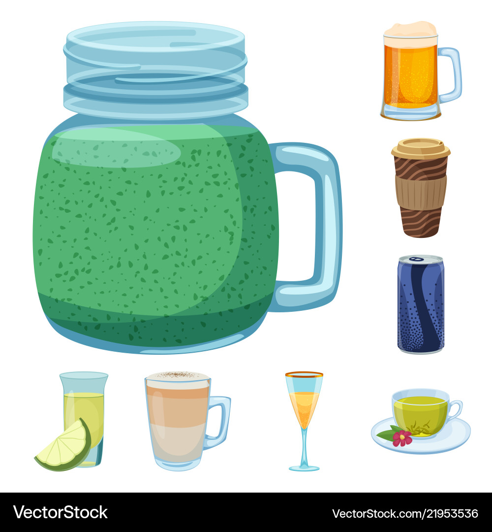 Isolated object of drink and bar symbol Isolated object of drink and bar symbol vector image