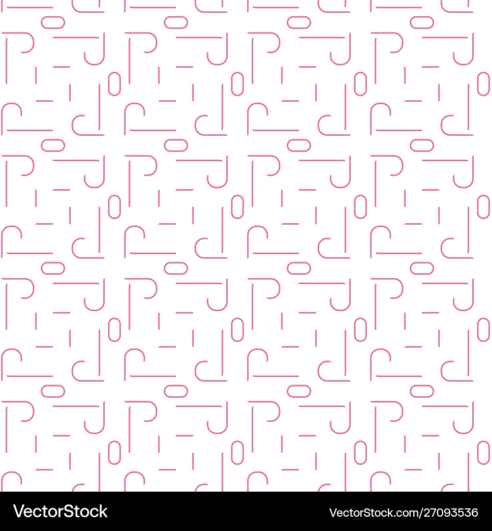 Simple seamless abstract pattern on a white Simple seamless abstract pattern on a white vector image