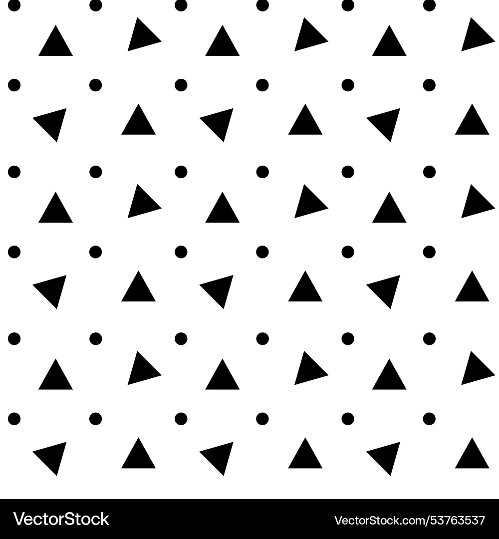 Abstract geometric pattern with triangle lines vector image