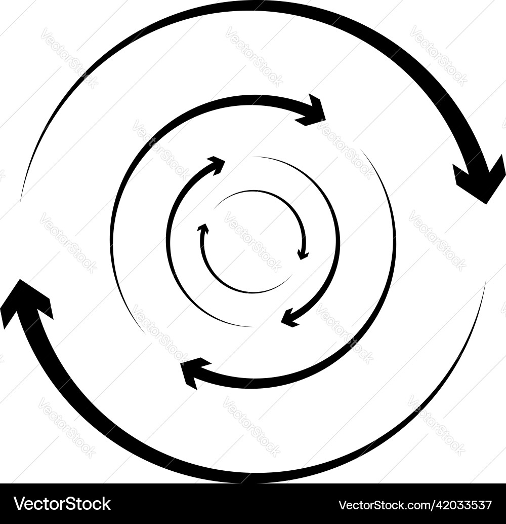 Circular circle arrow element as recycling update Circular circle arrow element as recycling update vector image