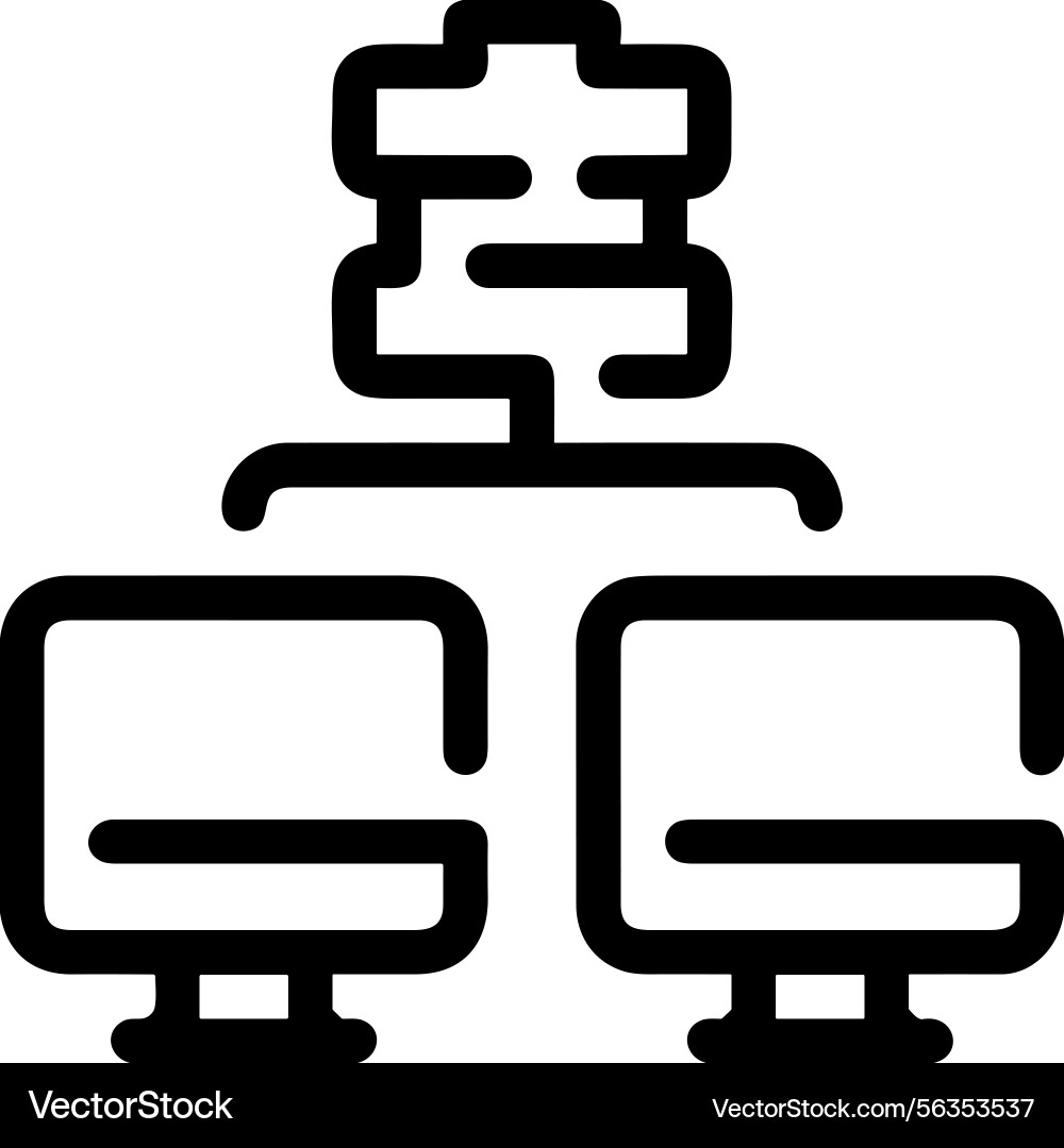 Computer icon symbol image Computer icon symbol image Vector Image