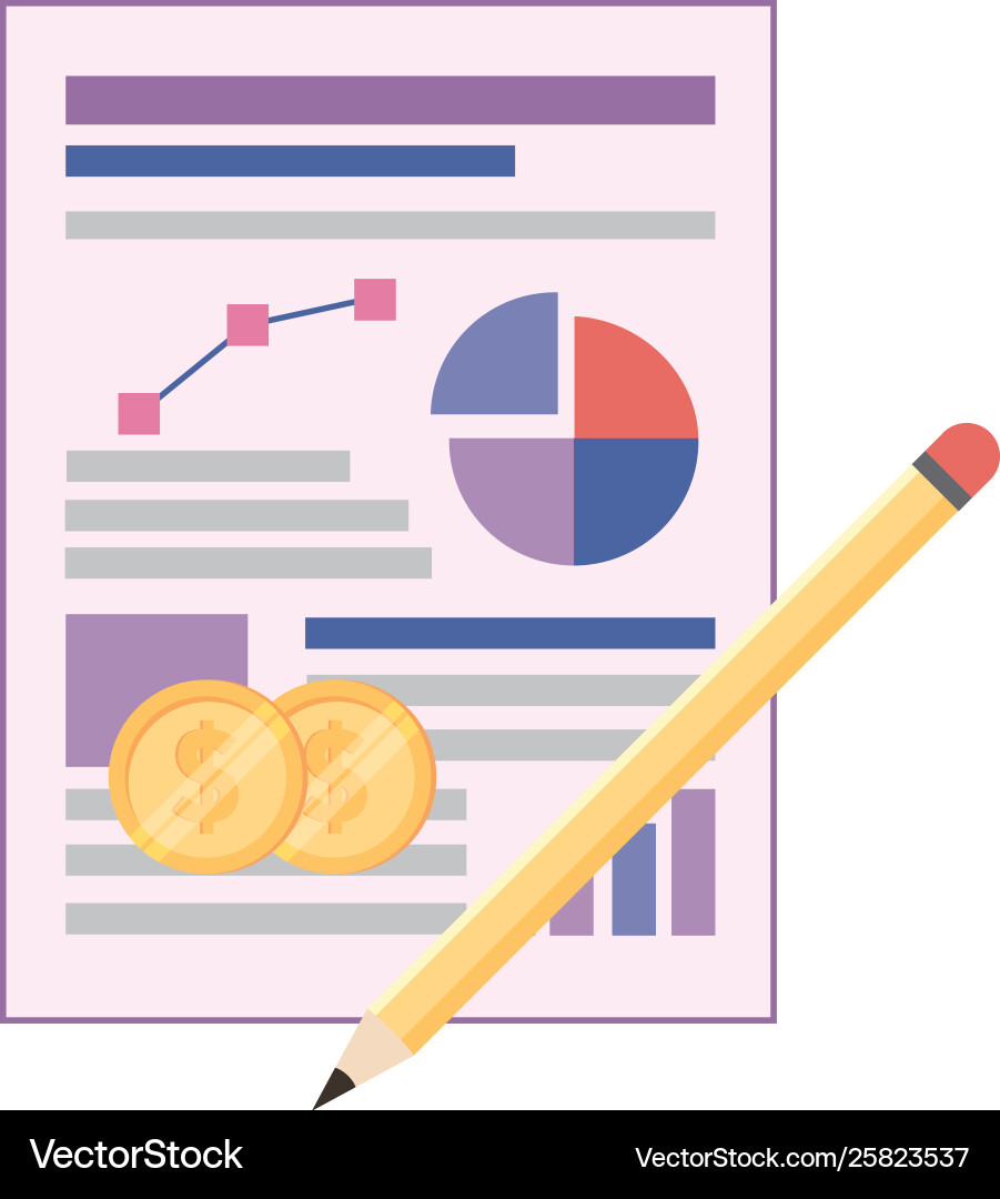 Isolated workflow and infographic design vector image