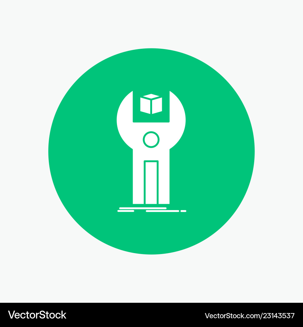 Sdk app development kit programming white glyph Sdk app development kit programming white glyph Vector Image