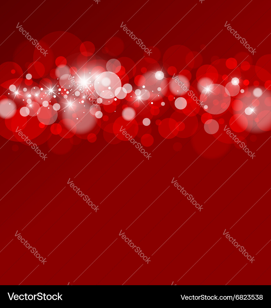 Abstract background of bokeh vector image