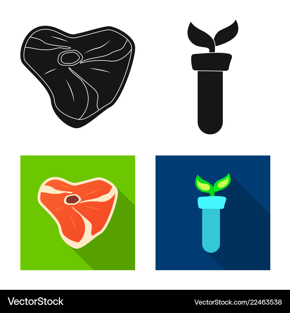 Isolated object of and symbol set s vector image