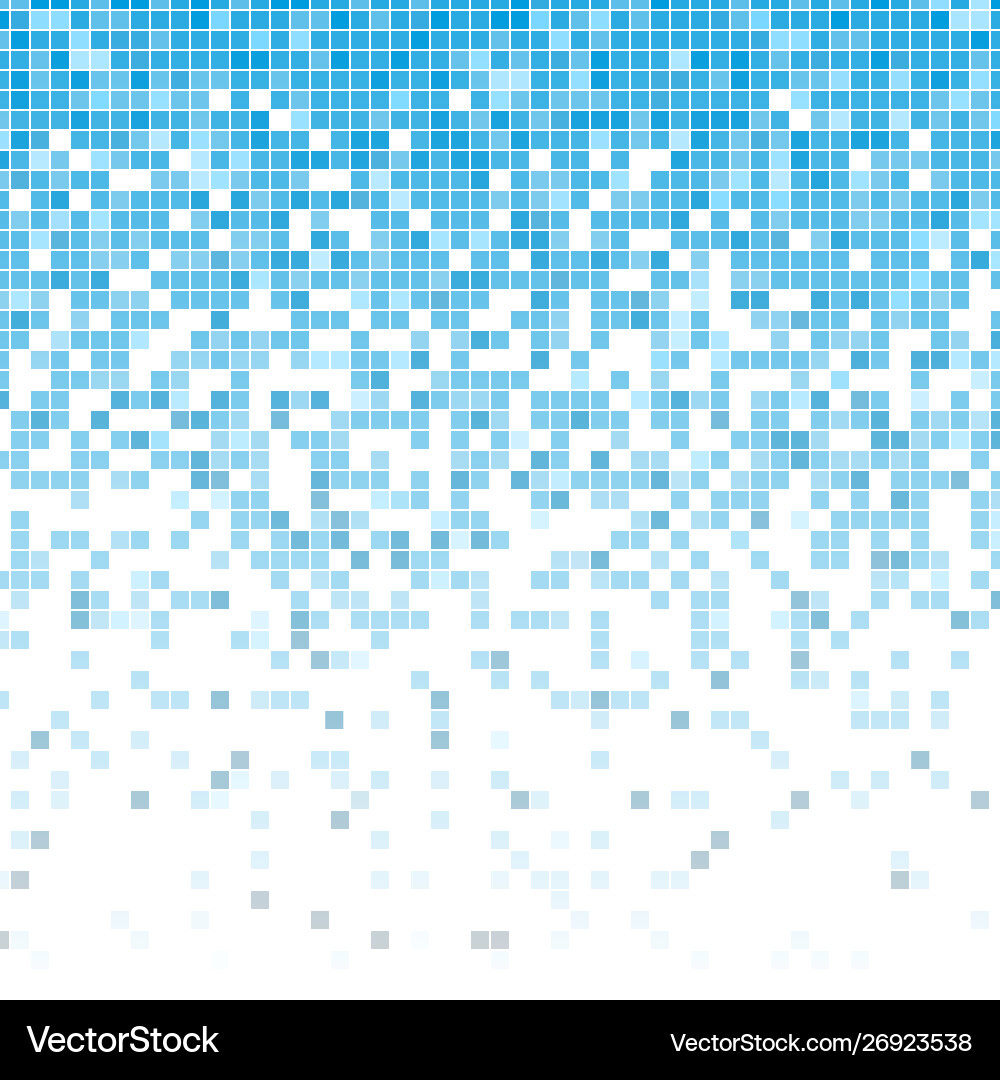 Pixel Fade Pattern vector image