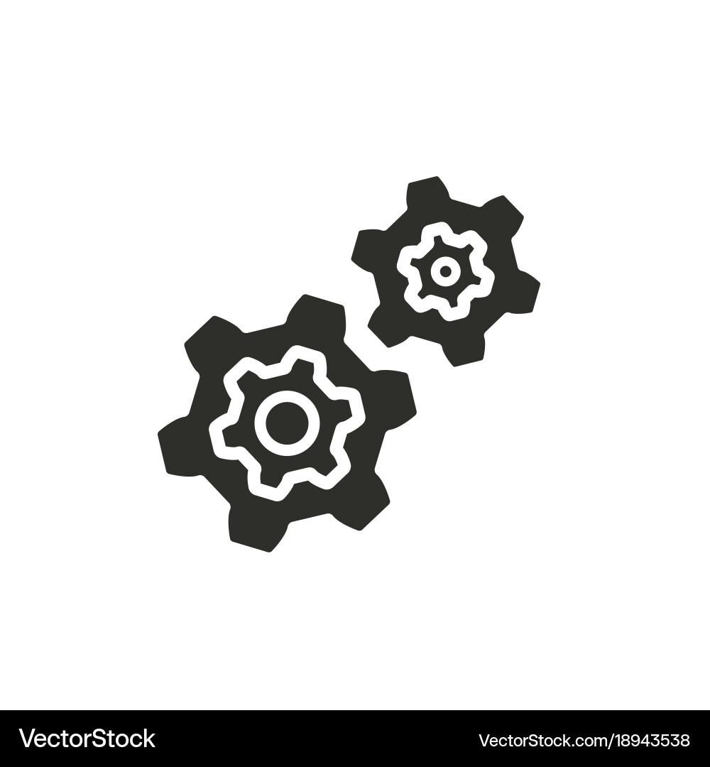 Setting icon vector image
