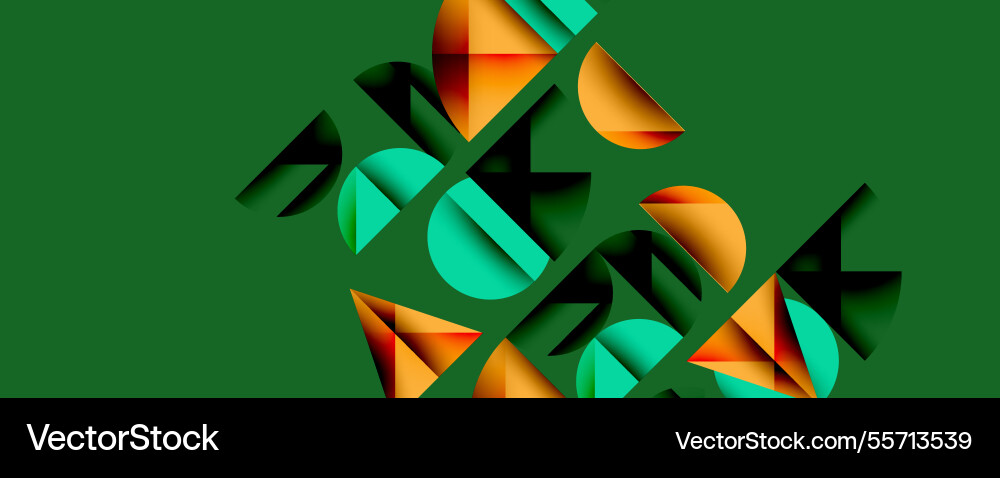 Abstract geometric pattern with intersecting Vector Image