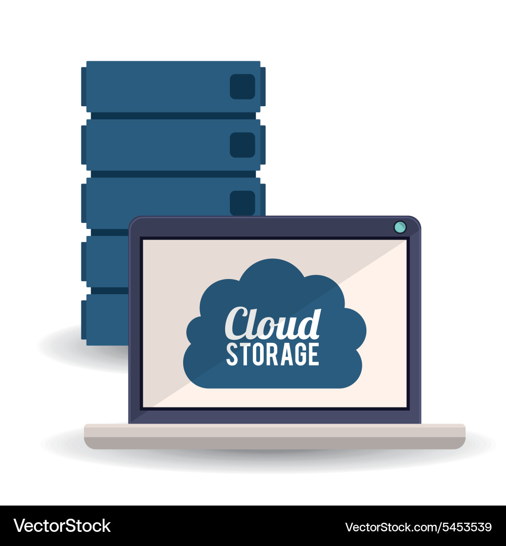 Data base design Vector Image