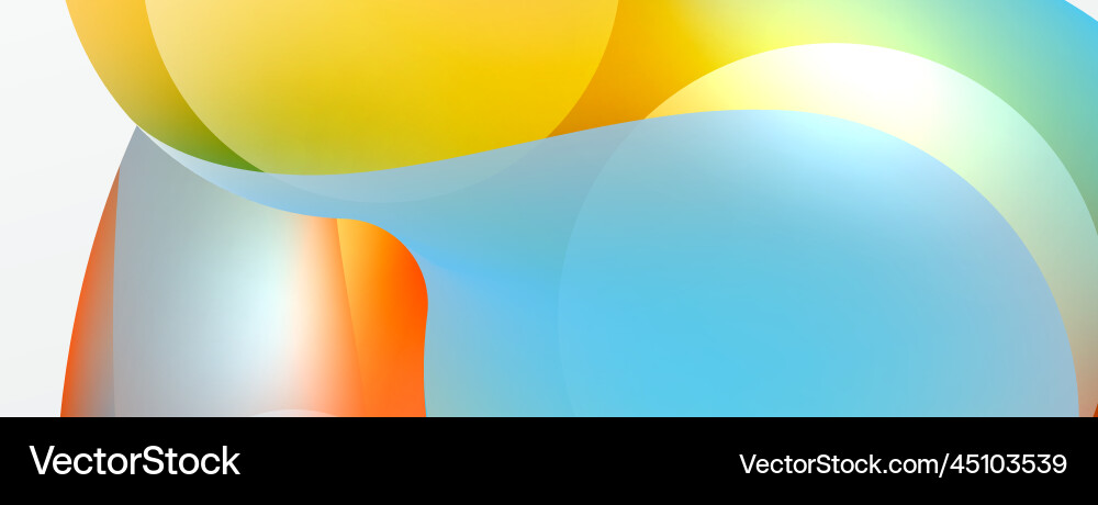Fluid abstract background round shapes and circle Fluid abstract background round shapes and circle Vector Image