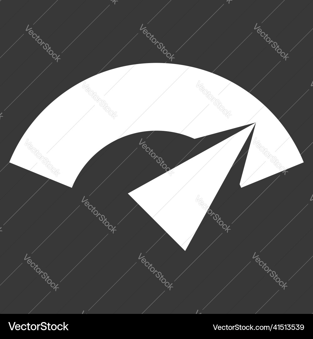 Gauge meter level and progress indicator icon Gauge meter level and progress indicator icon vector image
