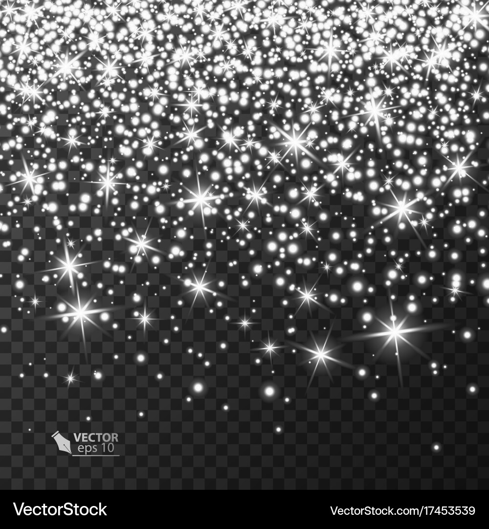 Light effect on transparent background Vector Image