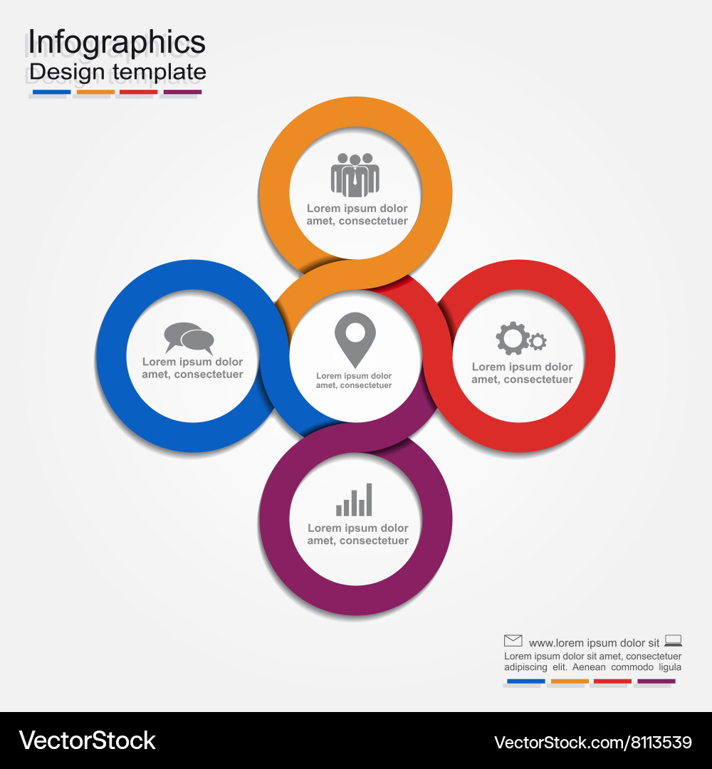 Report Template - Data Presentation vector image