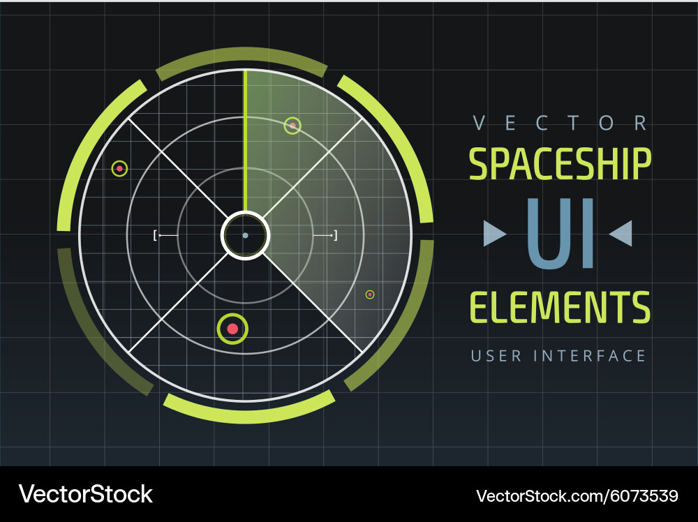Ui hud infographic interface web elemente vektorbild