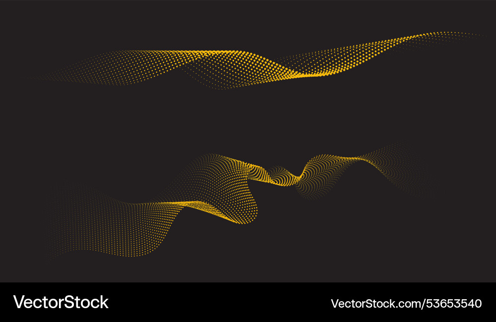 Abstract isometric 3d particle line graph Abstract isometric 3d particle line graph vector image