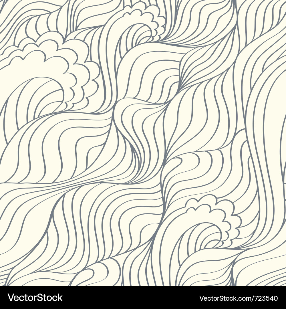 Abstract Water Wave Pattern vector image