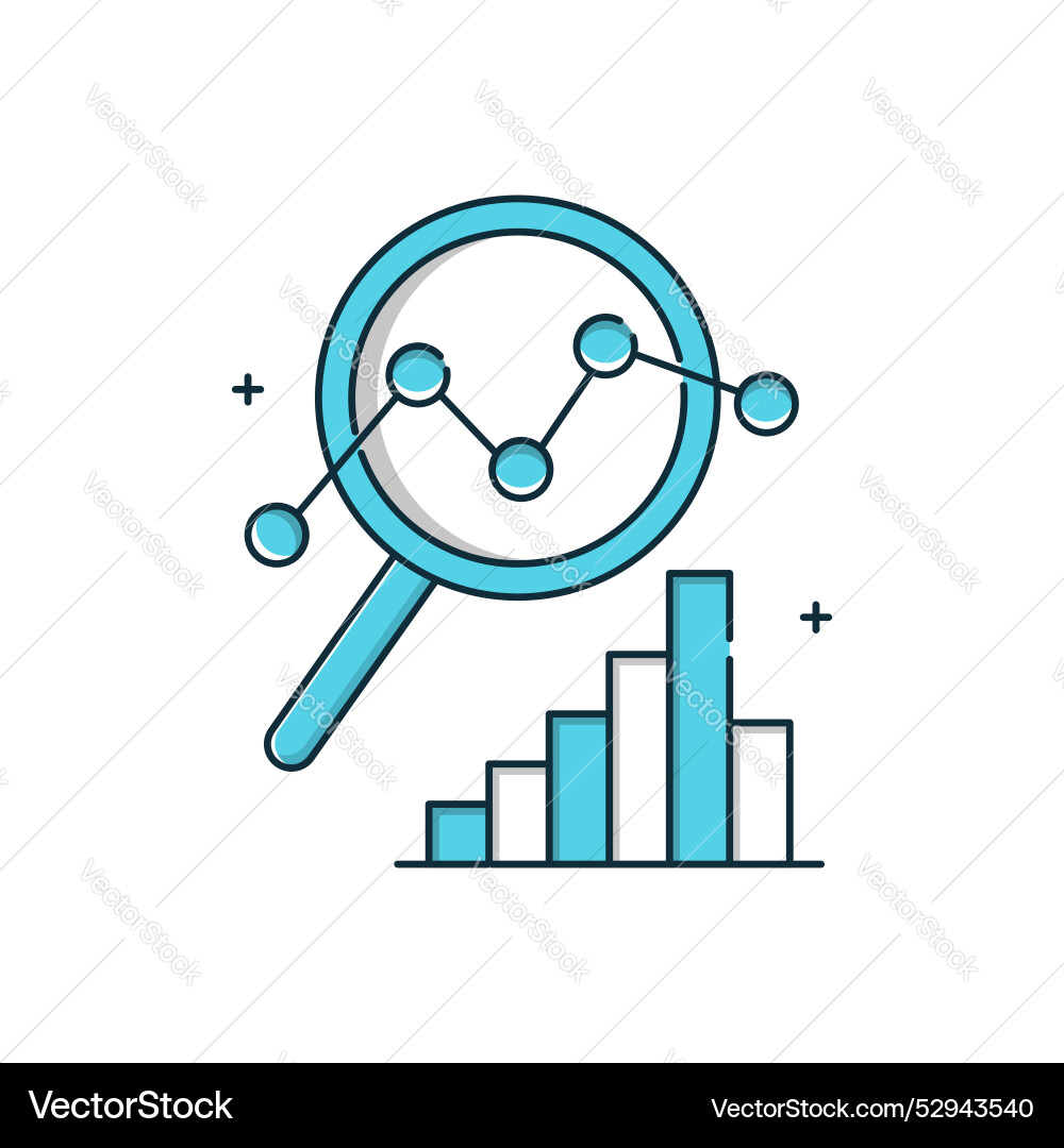 Data flow driven icon design with editable vector image