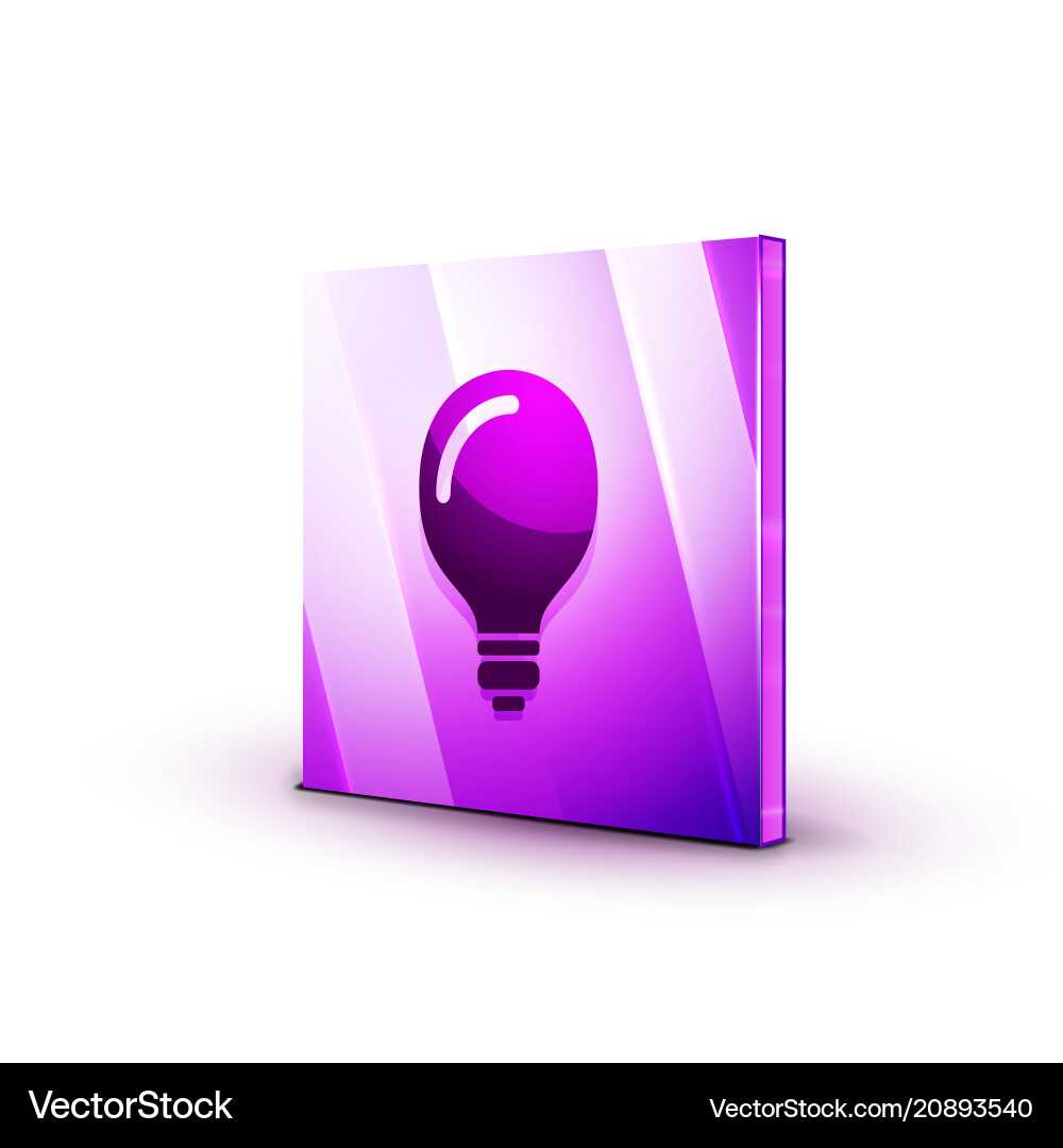 Light bulb new idea concept web button Light bulb new idea concept web button vector image