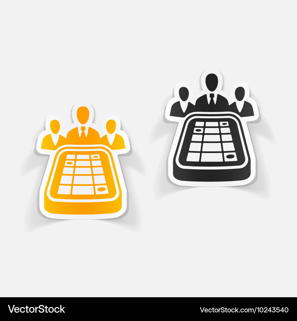 Realistic design element game craps vector image