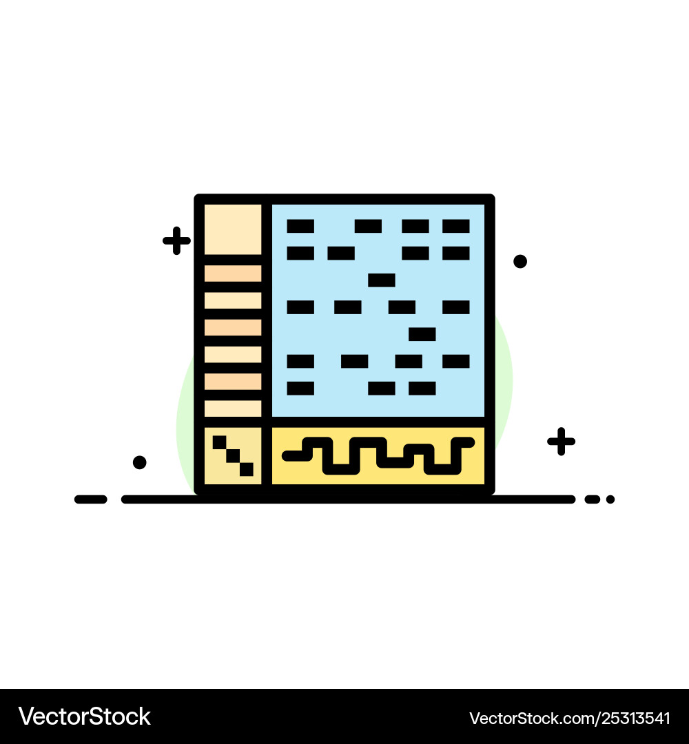 Ableton application audio computer draw business Ableton application audio computer draw business Vector Image
