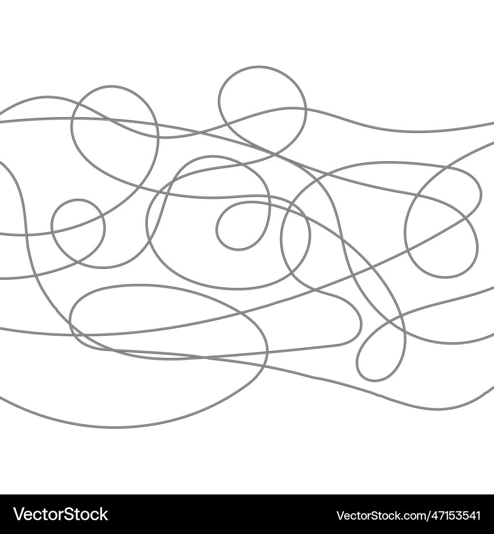 Abstract tangled texture random chaotic lines Abstract tangled texture random chaotic lines Vector Image
