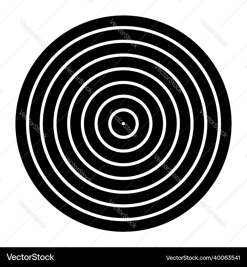 Concentric Ring Pattern Royalty Free Vector Image