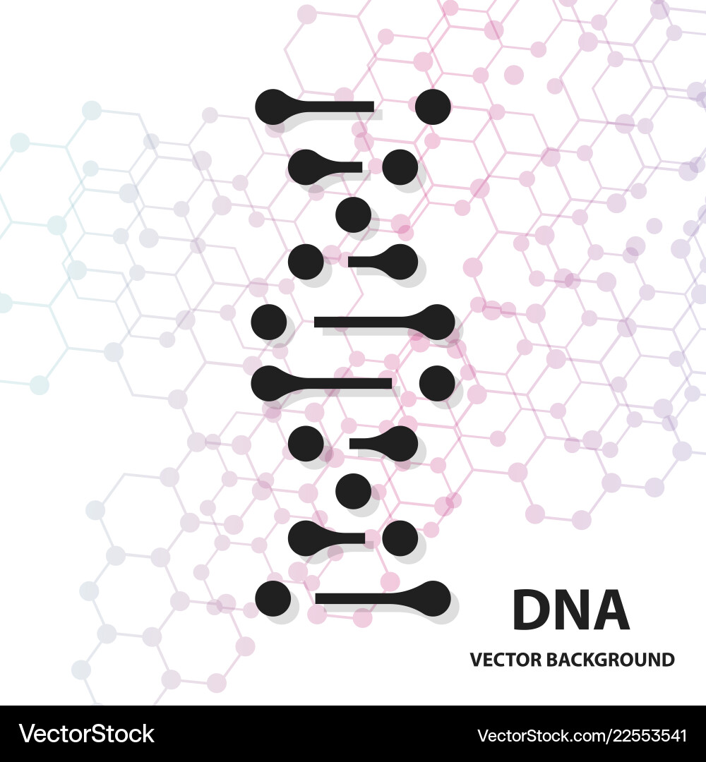Dna sequence shiny background science eps10 Dna sequence shiny background science eps10 vector image