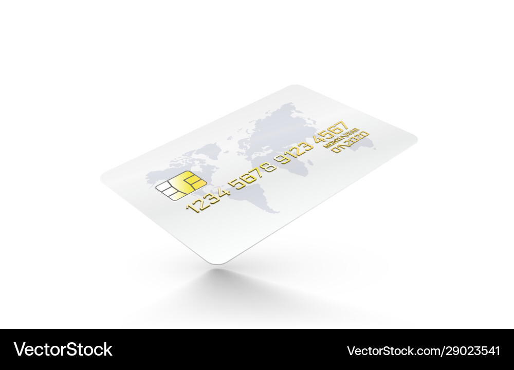 Electronic credit card icon white background Electronic credit card icon white background vector image