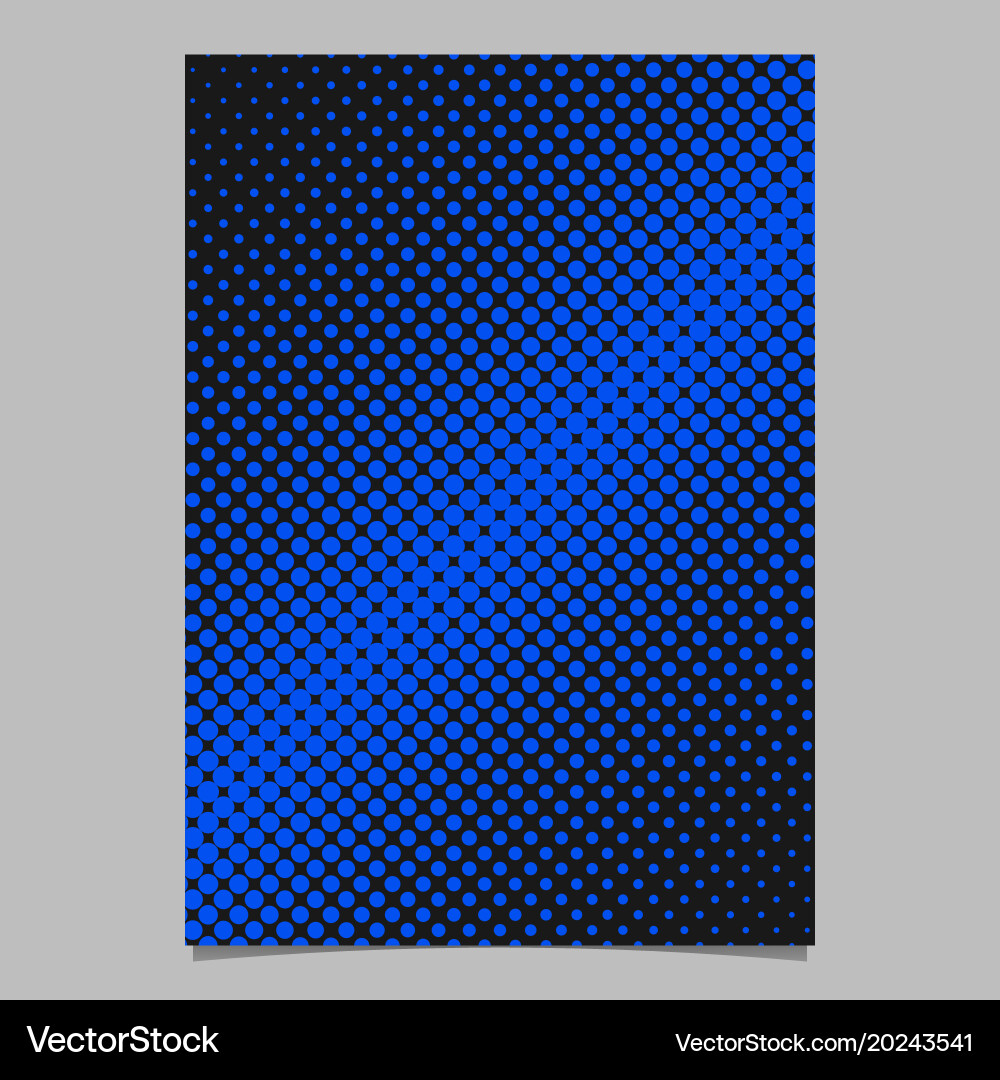 Geometrical halftone circle background pattern vector image