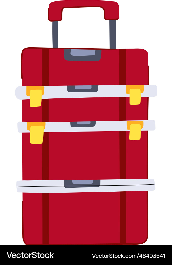 Hammer toolbox cartoon vector image