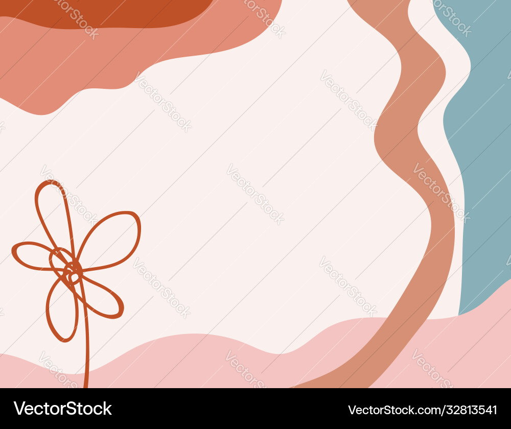 Rectangular background with abstract shapes Rectangular background with abstract shapes vector image