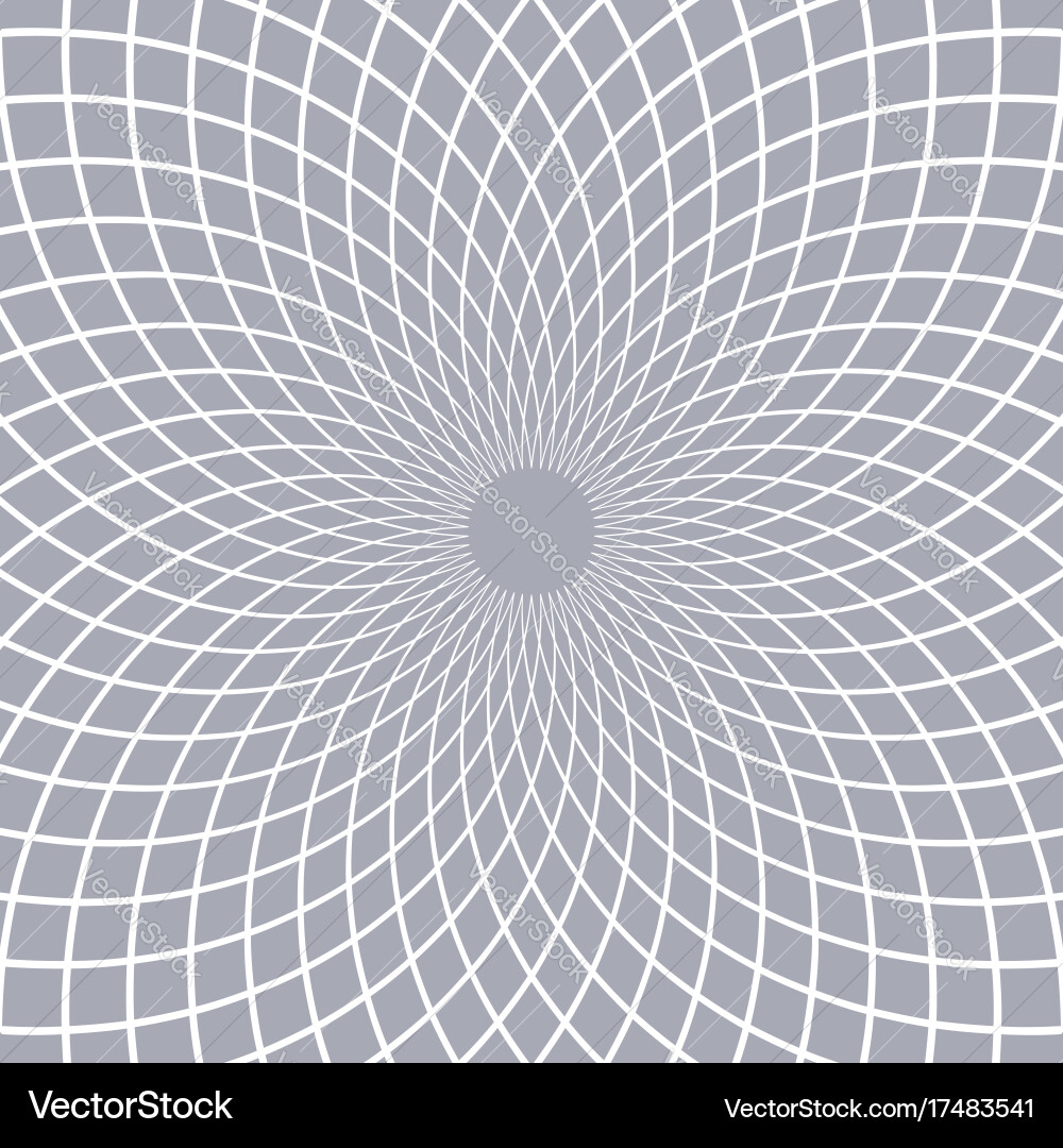 Rotational Line Pattern Vector Image