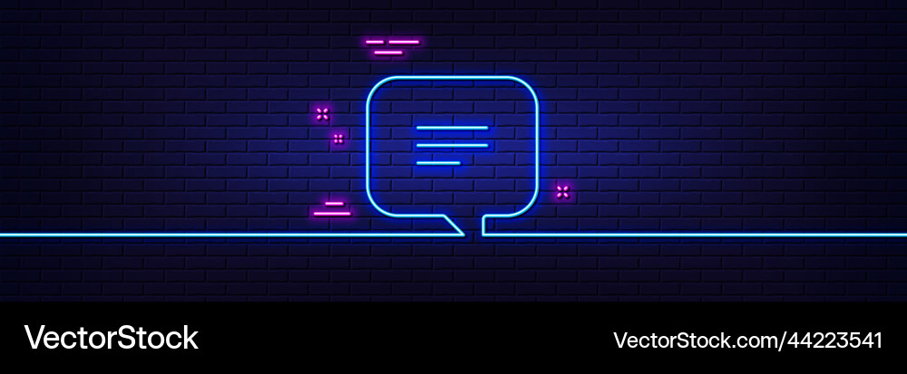Text message line icon chat comment sign speech Text message line icon chat comment sign speech vector image