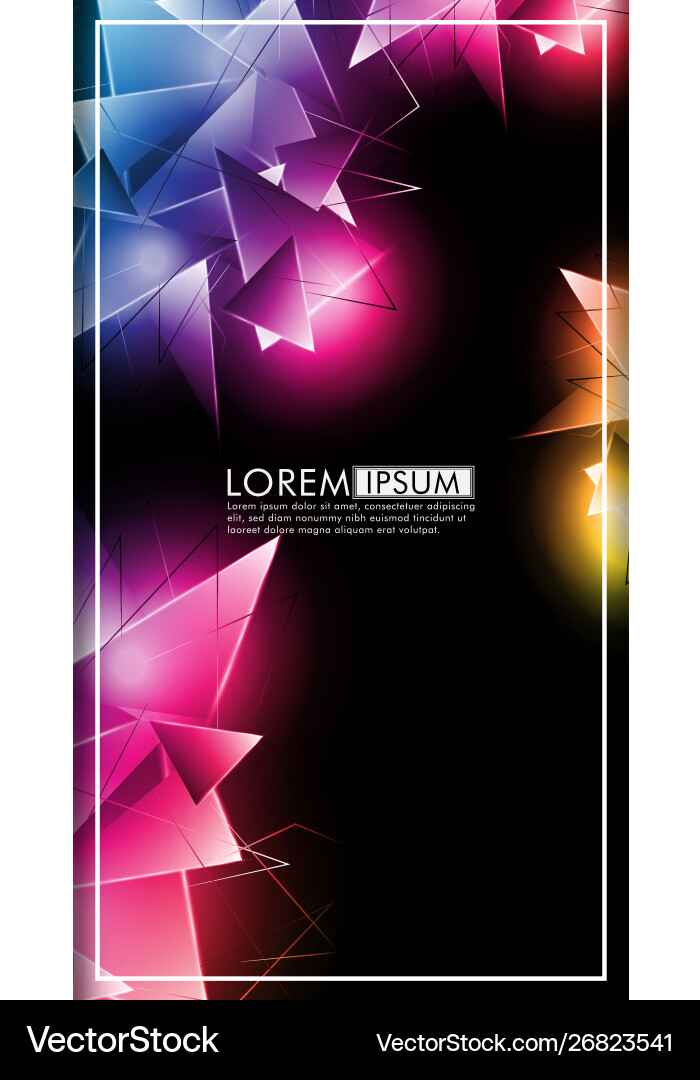 Vertical triangle background abstract composition Vertical triangle background abstract composition Vector Image