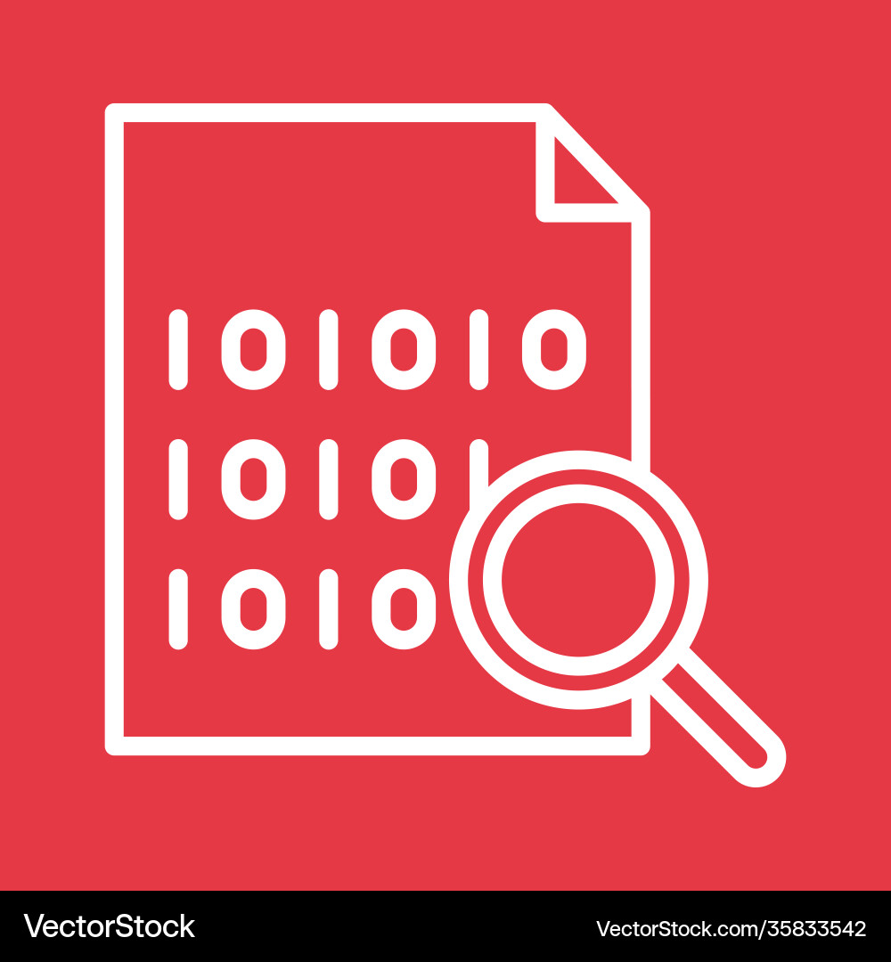 File encryption icon vector image