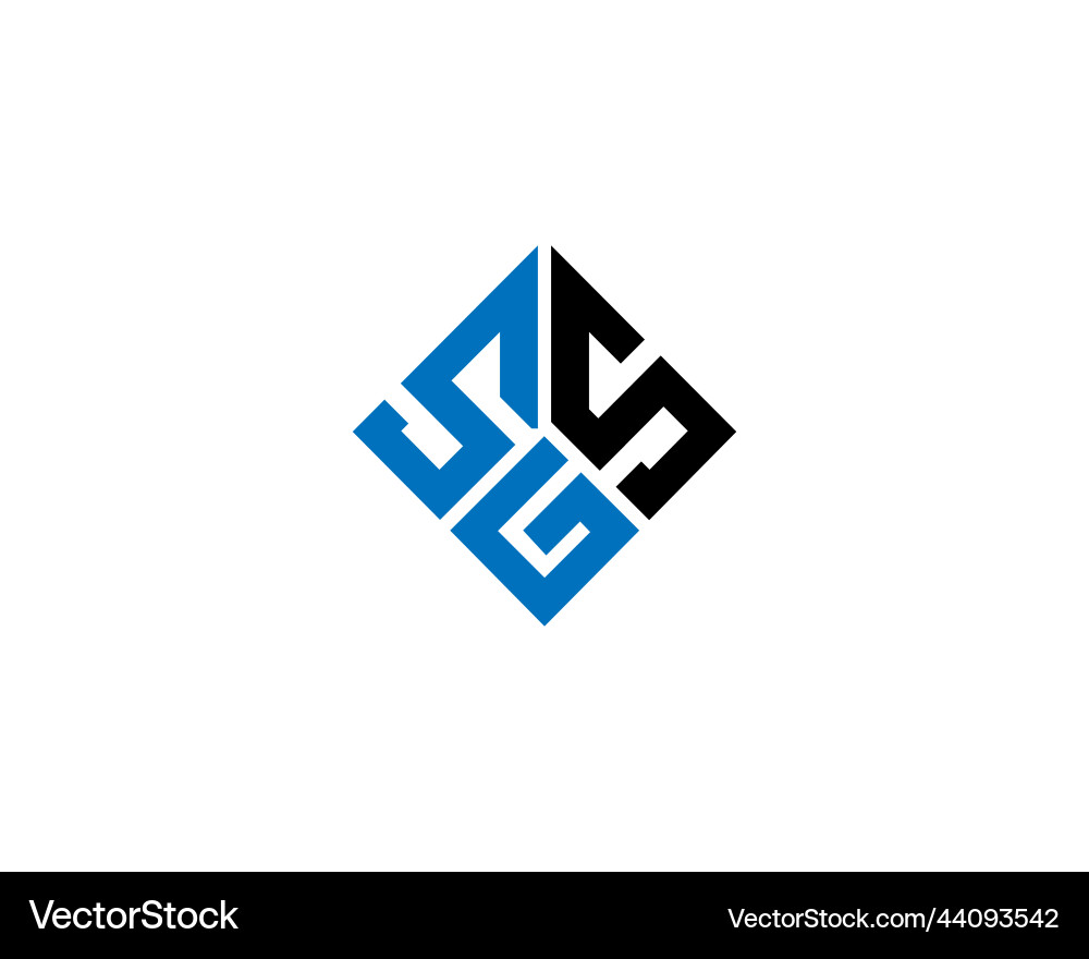 Gss and ssg initial logo design Vector Image